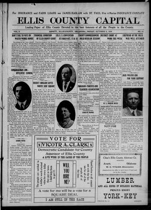 Ellis County Capital (Arnett, Okla.), Vol. 9, No. 14, Ed. 1 Friday, October 6, 1916