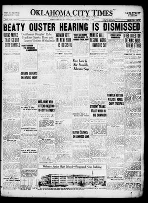 Oklahoma City Times (Oklahoma City, Okla.), Vol. 31, No. 174, Ed. 1 Tuesday, November 4, 1919