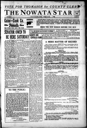 The Nowata Star (Nowata, Okla.), Vol. 12, No. 38, Ed. 1 Friday, October 20, 1916