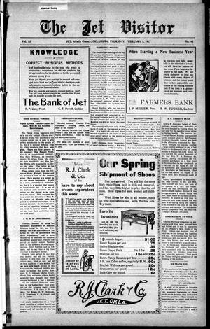 The Jet Visitor (Jet, Okla.), Vol. 13, No. 42, Ed. 1 Thursday, February 1, 1917