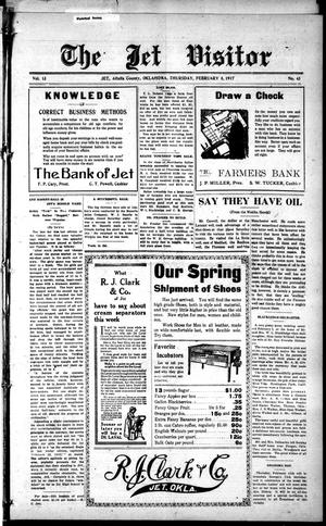 The Jet Visitor (Jet, Okla.), Vol. 13, No. 43, Ed. 1 Thursday, February 8, 1917