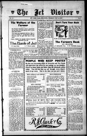 The Jet Visitor (Jet, Okla.), Vol. 14, No. 6, Ed. 1 Thursday, May 24, 1917