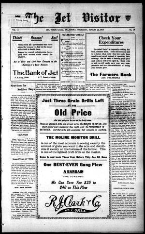 The Jet Visitor (Jet, Okla.), Vol. 14, No. 19, Ed. 1 Thursday, August 23, 1917