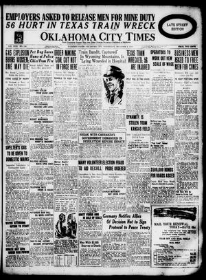 Oklahoma City Times (Oklahoma City, Okla.), Vol. 31, No. 199, Ed. 1 Wednesday, December 3, 1919