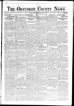 The Okfuskee County News (Okemah, Okla.), Vol. 15, No. 5, Ed. 1 Thursday, November 1, 1917