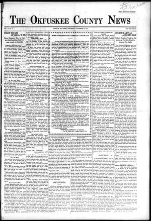 The Okfuskee County News (Okemah, Okla.), Vol. 15, No. 6, Ed. 1 Thursday, November 8, 1917
