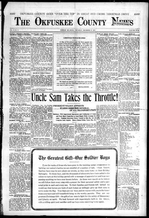 The Okfuskee County News (Okemah, Okla.), Vol. 15, No. 12, Ed. 1 Thursday, December 27, 1917