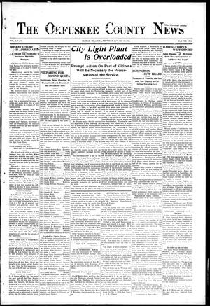 Primary view of object titled 'The Okfuskee County News (Okemah, Okla.), Vol. 15, No. 14, Ed. 1 Thursday, January 10, 1918'.