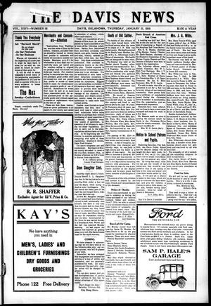 The Davis News (Davis, Okla.), Vol. 24, No. 18, Ed. 1 Thursday, January 31, 1918
