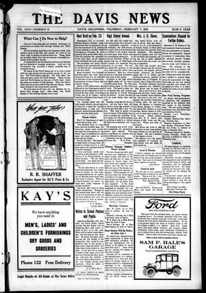 The Davis News (Davis, Okla.), Vol. 24, No. 19, Ed. 1 Thursday, February 7, 1918