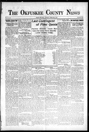 The Okfuskee County News (Okemah, Okla.), Vol. 15, No. 20, Ed. 1 Thursday, February 21, 1918