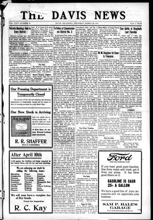 The Davis News (Davis, Okla.), Vol. 24, No. 26, Ed. 1 Thursday, March 28, 1918