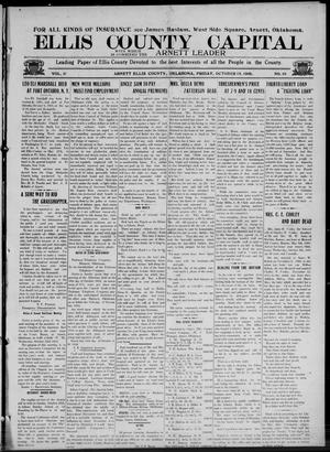 Primary view of object titled 'Ellis County Capital (Arnett, Okla.), Vol. 11, No. 16, Ed. 1 Friday, October 18, 1918'.