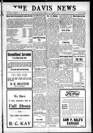 The Davis News (Davis, Okla.), Vol. 25, No. 5, Ed. 1 Thursday, October 31, 1918