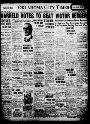 Oklahoma City Times (Oklahoma City, Okla.), Vol. 31, No. 232, Ed. 1 Saturday, January 10, 1920