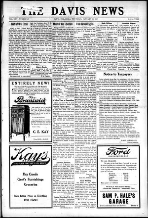 The Davis News (Davis, Okla.), Vol. 25, No. 17, Ed. 1 Thursday, January 23, 1919