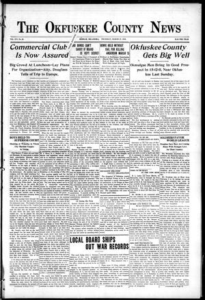 The Okfuskee County News (Okemah, Okla.), Vol. 16, No. 25, Ed. 1 Thursday, March 27, 1919