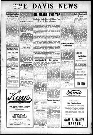 The Davis News (Davis, Okla.), Vol. 25, No. 31, Ed. 1 Thursday, May 1, 1919