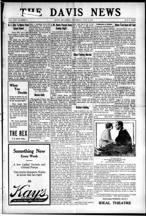 The Davis News (Davis, Okla.), Vol. 25, No. 40, Ed. 1 Thursday, July 3, 1919
