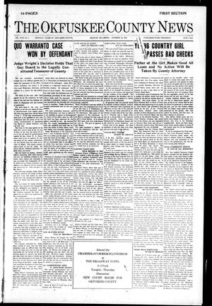 The Okfuskee County News (Okemah, Okla.), Vol. 17, No. 2, Ed. 1 Thursday, October 16, 1919