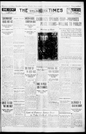The Oklahoma Times (Oklahoma City, Okla.), Vol. 27, No. 98, Ed. 1 Saturday, August 7, 1915