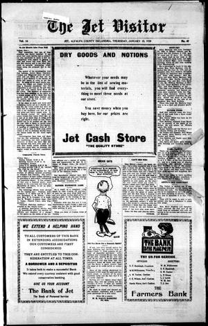 The Jet Visitor (Jet, Okla.), Vol. 16, No. 40, Ed. 1 Thursday, January 15, 1920