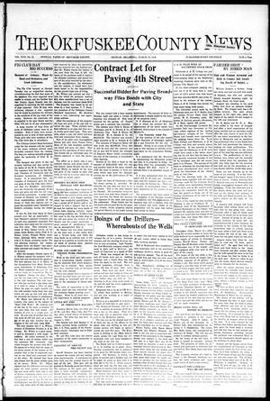 The Okfuskee County News (Okemah, Okla.), Vol. 17, No. 24, Ed. 1 Thursday, March 18, 1920