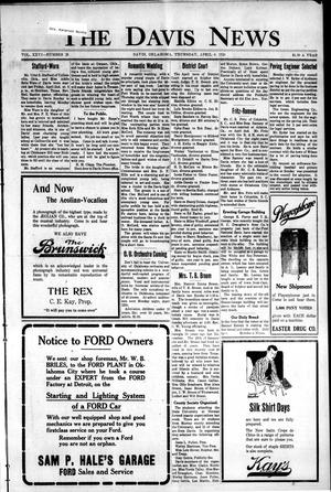 The Davis News (Davis, Okla.), Vol. 26, No. 28, Ed. 1 Thursday, April 8, 1920