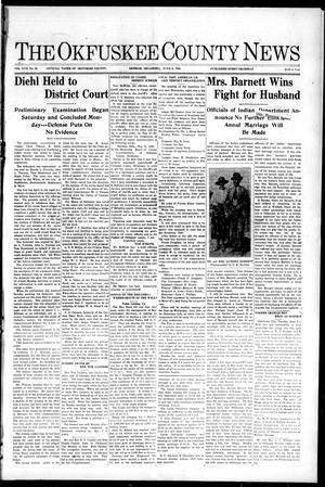 The Okfuskee County News (Okemah, Okla.), Vol. 17, No. 35, Ed. 1 Thursday, June 3, 1920