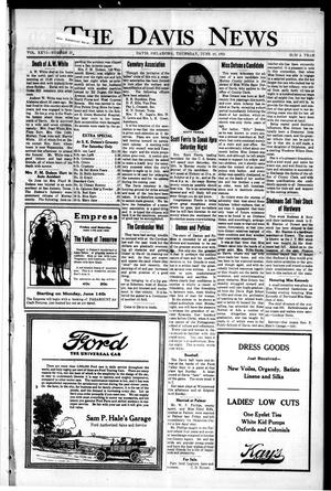 The Davis News (Davis, Okla.), Vol. 26, No. 37, Ed. 1 Thursday, June 10, 1920