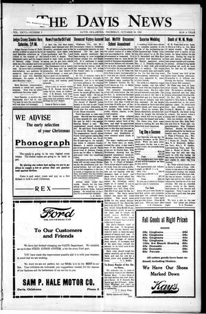 The Davis News (Davis, Okla.), Vol. 27, No. 5, Ed. 1 Thursday, October 28, 1920