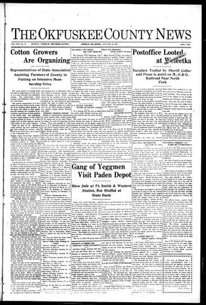 The Okfuskee County News (Okemah, Okla.), Vol. 17, No. 15, Ed. 1 Thursday, January 13, 1921