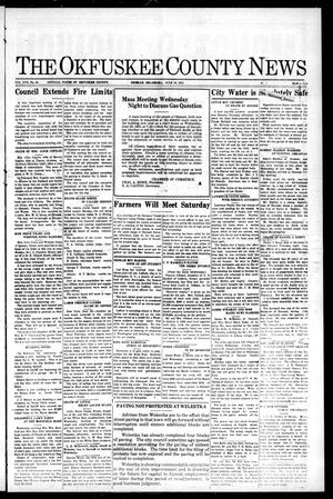 The Okfuskee County News (Okemah, Okla.), Vol. 17, No. 38, Ed. 1 Thursday, June 23, 1921