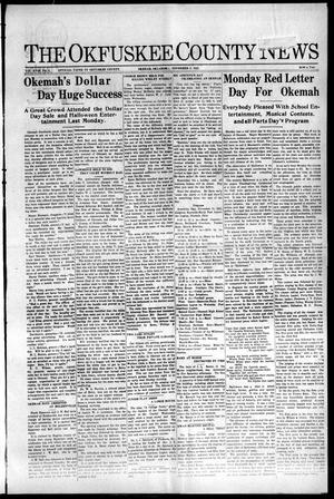The Okfuskee County News (Okemah, Okla.), Vol. 18, No. 5, Ed. 1 Thursday, November 3, 1921