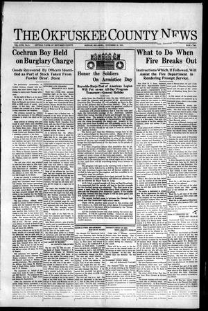 The Okfuskee County News (Okemah, Okla.), Vol. 18, No. 6, Ed. 1 Thursday, November 10, 1921
