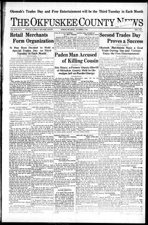 The Okfuskee County News (Okemah, Okla.), Vol. 18, No. 9, Ed. 1 Thursday, December 1, 1921