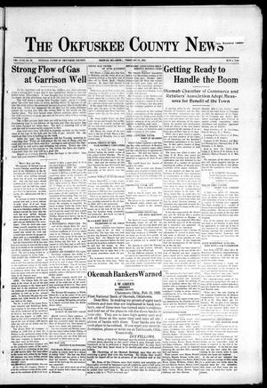 The Okfuskee County News (Okemah, Okla.), Vol. 18, No. 20, Ed. 1 Thursday, February 16, 1922