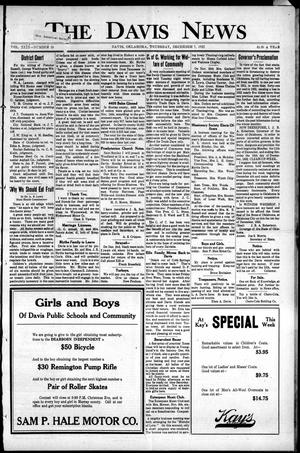 The Davis News (Davis, Okla.), Vol. 29, No. 10, Ed. 1 Thursday, December 7, 1922