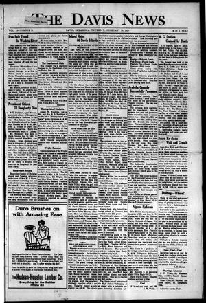 The Davis News (Davis, Okla.), Vol. 35, No. 21, Ed. 1 Thursday, February 28, 1929