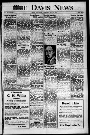 The Davis News (Davis, Okla.), Vol. 36, No. 41, Ed. 1 Thursday, July 17, 1930