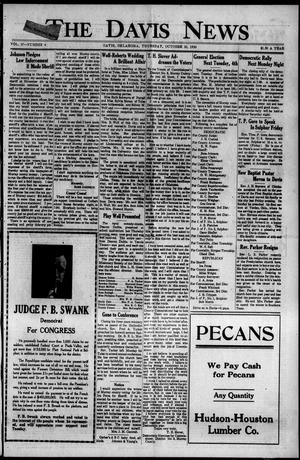 The Davis News (Davis, Okla.), Vol. 37, No. 4, Ed. 1 Thursday, October 30, 1930