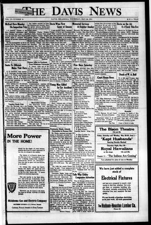 The Davis News (Davis, Okla.), Vol. 37, No. 34, Ed. 1 Thursday, May 28, 1931