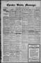 Thumbnail image of item number 1 in: 'Cherokee Weekly Messenger. (Cherokee, Okla.), Vol. 11, No. 21, Ed. 1 Thursday, November 11, 1909'.