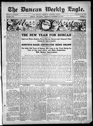 The Duncan Weekly Eagle. (Duncan, Okla.), Vol. 17, No. 9, Ed. 1 Thursday, December 22, 1910