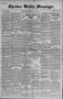 Newspaper: Cherokee Weekly Messenger. (Cherokee, Okla.), Vol. 15, No. 49, Ed. 1 …