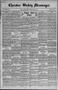 Newspaper: Cherokee Weekly Messenger. (Cherokee, Okla.), Vol. 16, No. 4, Ed. 1 T…