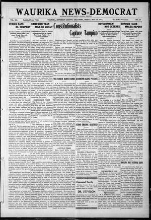 Waurika News-Democrat (Waurika, Okla.), Vol. 13, No. 37, Ed. 1 Friday, May 15, 1914