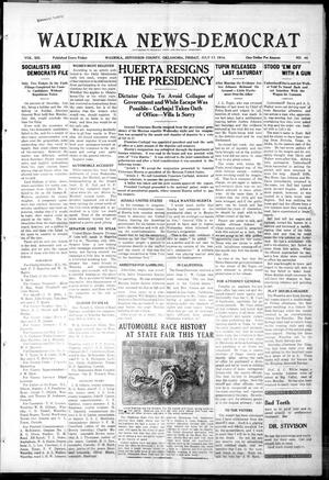 Waurika News-Democrat (Waurika, Okla.), Vol. 13, No. 46, Ed. 1 Friday, July 17, 1914