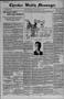 Thumbnail image of item number 1 in: 'Cherokee Weekly Messenger. (Cherokee, Okla.), Vol. 18, No. 9, Ed. 1 Thursday, October 1, 1914'.