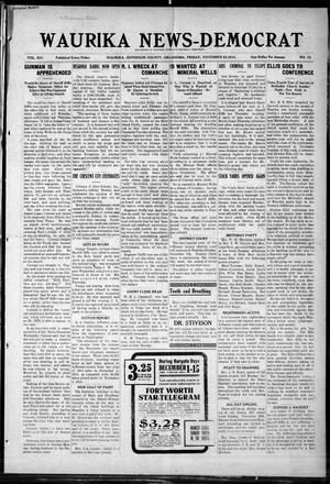 Waurika News-Democrat (Waurika, Okla.), Vol. 14, No. 12, Ed. 1 Friday, November 20, 1914